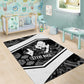 Steve Biko Area Rug with Monochrome Portrait, Ideas Do Not Die Quote - African Pride