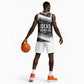 Steve Biko Basketball Jersey with Monochrome Portrait, Ideas Do Not Die Quote - African Pride