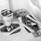 Steve Biko Bathroom Set with Monochrome Portrait, Ideas Do Not Die Quote - African Pride