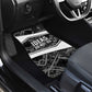 Steve Biko Car Mats with Monochrome Portrait, Ideas Do Not Die Quote - African Pride