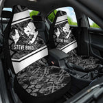 Steve Biko Car Seat Cover with Monochrome Portrait, Ideas Do Not Die Quote - African Pride