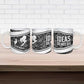 Steve Biko Ceramic Mug with Monochrome Portrait, Ideas Do Not Die Quote - African Pride