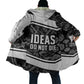 Steve Biko Cloak with Monochrome Portrait, Ideas Do Not Die Quote - African Pride