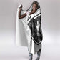 Steve Biko Hooded Blanket with Monochrome Portrait, Ideas Do Not Die Quote - African Pride