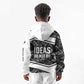 Steve Biko Kid Hoodie with Monochrome Portrait, Ideas Do Not Die Quote - African Pride