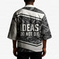 Steve Biko Kimono with Monochrome Portrait, Ideas Do Not Die Quote - African Pride