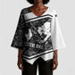 Steve Biko Kimono Sleeve Blouse with Monochrome Portrait, Ideas Do Not Die Quote - African Pride