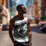 Steve Biko Men Tank Top with Monochrome Portrait, Ideas Do Not Die Quote - African Pride
