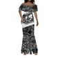 Steve Biko Mermaid Dress with Monochrome Portrait, Ideas Do Not Die Quote - African Pride