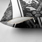 Steve Biko Pillow Cover with Monochrome Portrait, Ideas Do Not Die Quote - African Pride