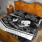 Steve Biko Quilt Bed Set with Monochrome Portrait, Ideas Do Not Die Quote - African Pride