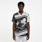 Steve Biko Scrub Top with Monochrome Portrait, Ideas Do Not Die Quote - African Pride