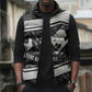 Steve Biko Sleeveless Puffer Jacket with Monochrome Portrait, Ideas Do Not Die Quote - African Pride