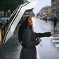 Steve Biko Umbrella with Monochrome Portrait, Ideas Do Not Die Quote - African Pride