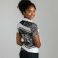 Steve Biko Women Polo Shirt with Monochrome Portrait, Ideas Do Not Die Quote - African Pride