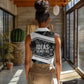 Steve Biko Women Sleeveless Polo Shirt with Monochrome Portrait, Ideas Do Not Die Quote - African Pride