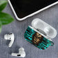Chinua Achebe AirPods Case with Tribal Mask Design, Things Fall Apart Quote and Teal Abstract - African Pride