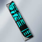 Chinua Achebe Auto Sun Shade with Tribal Mask Design, Things Fall Apart Quote and Teal Abstract - African Pride