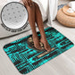 Chinua Achebe Bathroom Set with Tribal Mask Design, Things Fall Apart Quote and Teal Abstract - African Pride