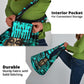 Chinua Achebe Grocery Bag with Tribal Mask Design, Things Fall Apart Quote and Teal Abstract - African Pride