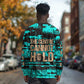 Chinua Achebe Long Sleeve Shirt with Tribal Mask Design, Things Fall Apart Quote and Teal Abstract - African Pride