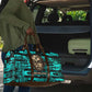 Chinua Achebe Travel Bag with Tribal Mask Design, Things Fall Apart Quote and Teal Abstract - African Pride