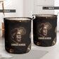 Chinua Achebe Laundry Basket with Sepia Portrait, Lion Historians Quote and Vintage African Map - African Pride