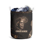 Chinua Achebe Laundry Basket with Sepia Portrait, Lion Historians Quote and Vintage African Map - African Pride
