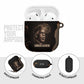 Chinua Achebe AirPods Case with Sepia Portrait, Lion Historians Quote and Vintage African Map - African Pride