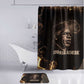 Chinua Achebe Bathroom Set with Sepia Portrait, Lion Historians Quote and Vintage African Map - African Pride