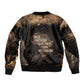 Chinua Achebe Bomber Jacket with Sepia Portrait, Lion Historians Quote and Vintage African Map - African Pride