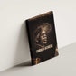Chinua Achebe Canvas Wall Art with Sepia Portrait, Lion Historians Quote and Vintage African Map - African Pride