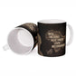 Chinua Achebe Ceramic Mug with Sepia Portrait, Lion Historians Quote and Vintage African Map - African Pride