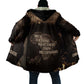 Chinua Achebe Cloak with Sepia Portrait, Lion Historians Quote and Vintage African Map - African Pride