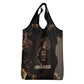 Chinua Achebe Grocery Bag with Sepia Portrait, Lion Historians Quote and Vintage African Map - African Pride