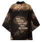 Chinua Achebe Kimono with Sepia Portrait, Lion Historians Quote and Vintage African Map - African Pride