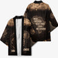 Chinua Achebe Kimono with Sepia Portrait, Lion Historians Quote and Vintage African Map - African Pride