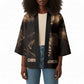 Chinua Achebe Kimono with Sepia Portrait, Lion Historians Quote and Vintage African Map - African Pride