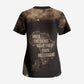 Chinua Achebe Scrub Top with Sepia Portrait, Lion Historians Quote and Vintage African Map - African Pride