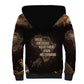 Chinua Achebe Sherpa Hoodie with Sepia Portrait, Lion Historians Quote and Vintage African Map - African Pride