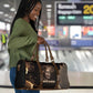Chinua Achebe Travel Bag with Sepia Portrait, Lion Historians Quote and Vintage African Map - African Pride