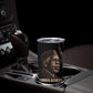 Chinua Achebe Tumbler Cup with Sepia Portrait, Lion Historians Quote and Vintage African Map - African Pride