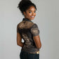 Chinua Achebe Women Polo Shirt with Sepia Portrait, Lion Historians Quote and Vintage African Map - African Pride