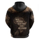 Chinua Achebe Zip Hoodie with Sepia Portrait, Lion Historians Quote and Vintage African Map - African Pride