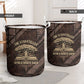 Chinua Achebe Laundry Basket with Tribal Symbol Design, The Storyteller Quote and Africa Wrote Back - African Pride