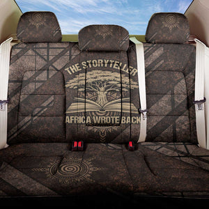 Chinua Achebe Back Car Seat Cover with Tribal Symbol Design, The Storyteller Quote and Africa Wrote Back - African Pride