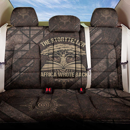 Chinua Achebe Back Car Seat Cover with Tribal Symbol Design, The Storyteller Quote and Africa Wrote Back - African Pride