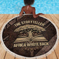 Chinua Achebe Beach Blanket with Tribal Symbol Design, The Storyteller Quote and Africa Wrote Back - African Pride