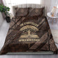 Chinua Achebe Bedding Set with Tribal Symbol Design, The Storyteller Quote and Africa Wrote Back - African Pride