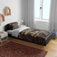 Chinua Achebe Bedding Set with Tribal Symbol Design, The Storyteller Quote and Africa Wrote Back - African Pride